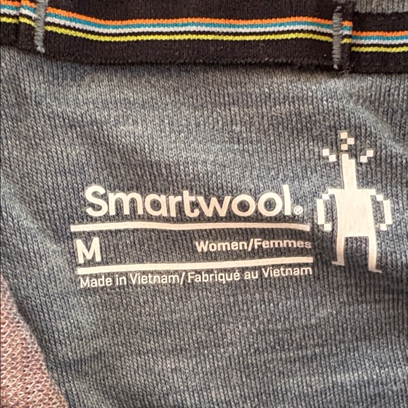 Smartwool Gray and Floral Women's Hoodie - Picture 2 of 2